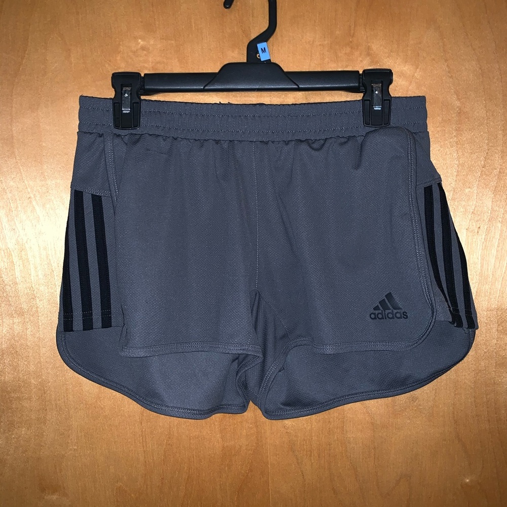 Grey running shorts